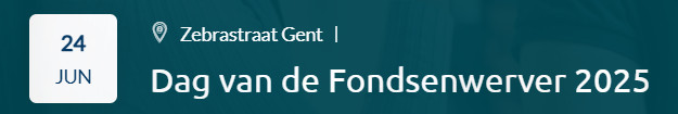 Fundraisers Belgium Dag Fondsenwerver