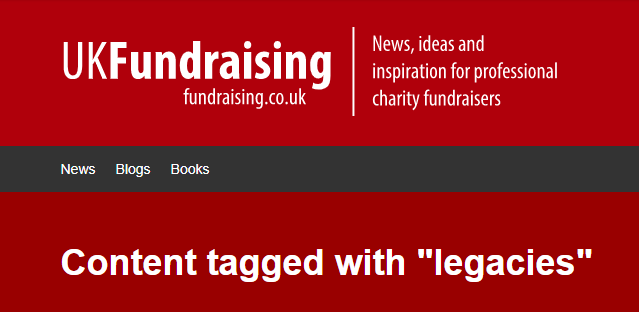 UK Fundraising Legacies Tag